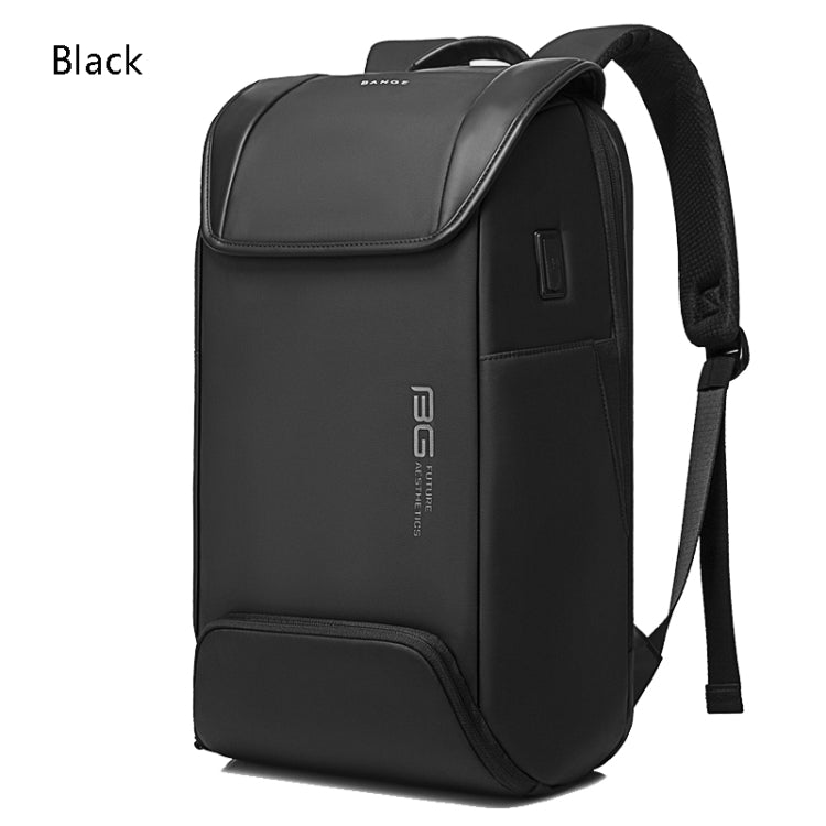 BANGE Men Anti - Theft Backpack Waterproof Large - Capacity Backpack Computer Bag(Black) - backpack - British D'sire