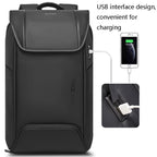 BANGE Men Anti - Theft Backpack Waterproof Large - Capacity Backpack Computer Bag(Black) - backpack - British D'sire