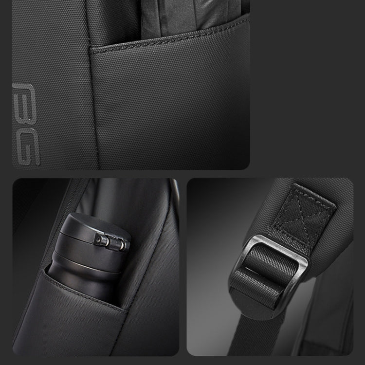 BANGE Men Anti - Theft Backpack Waterproof Large - Capacity Backpack Computer Bag(Black) - backpack - British D'sire