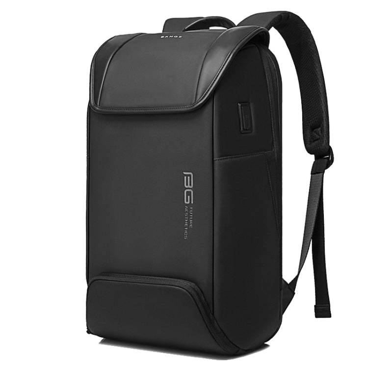 BANGE Men Anti - Theft Backpack Waterproof Large - Capacity Backpack Computer Bag(Black) - backpack - British D'sire Main image