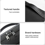 BANGE Sports Leisure Chest Bag Business Waist Bag Trendy Fashion Messenger Bag Shoulder Bag (Black) - British D'sire