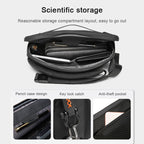 BANGE Sports Leisure Chest Bag Business Waist Bag Trendy Fashion Messenger Bag Shoulder Bag (Blue) - British D'sire