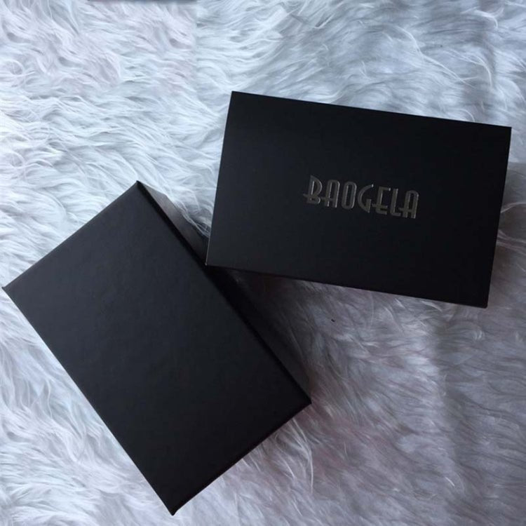 BAOGELA Paper + Sponge Square Watch Packaging Box Black Watch Gift Box, Size: 12.1 x 7.6 x 6.8cm - British D'sire