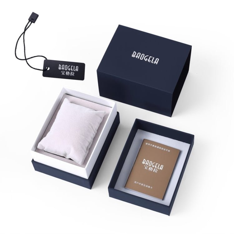 BAOGELA Paper + Sponge Square Watch Packaging Box Black Watch Gift Box, Size: 12.5 x 9.5 x 7.2cm - British D'sire