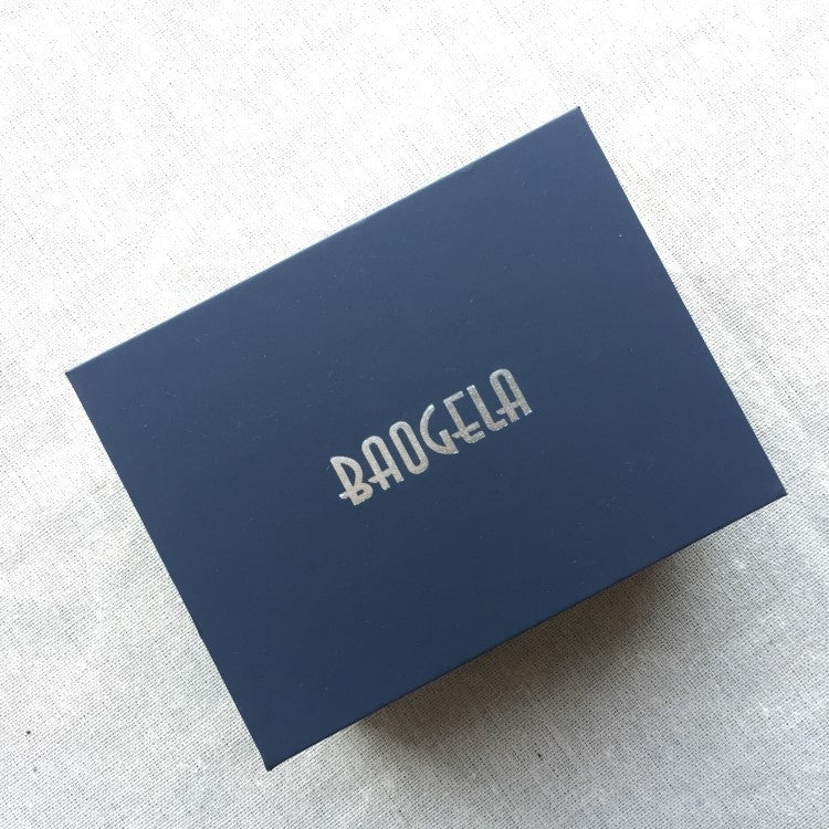 BAOGELA Paper + Sponge Square Watch Packaging Box Black Watch Gift Box, Size: 12.5 x 9.5 x 7.2cm - British D'sire