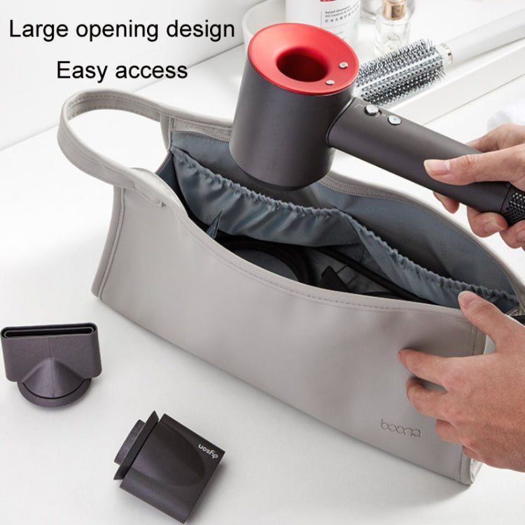 Baona BN - DS001 for Dyson Hair Dryer Accessories Leather Organizer(Light Apricot) - British D'sire