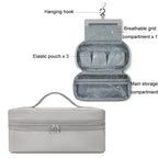 Baona BN - DS006 for Dyson Airwrap Multifunctional PU Leather Storage Bag(Grey) - British D'sire