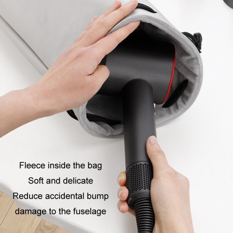 Baona DS - 003 for Dyson Hair Dryer Complete Accessories PU Storage Bag(Grey) - British D'sire