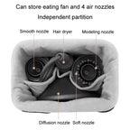 Baona DS - 003 for Dyson Hair Dryer Complete Accessories PU Storage Bag(Grey) - British D'sire