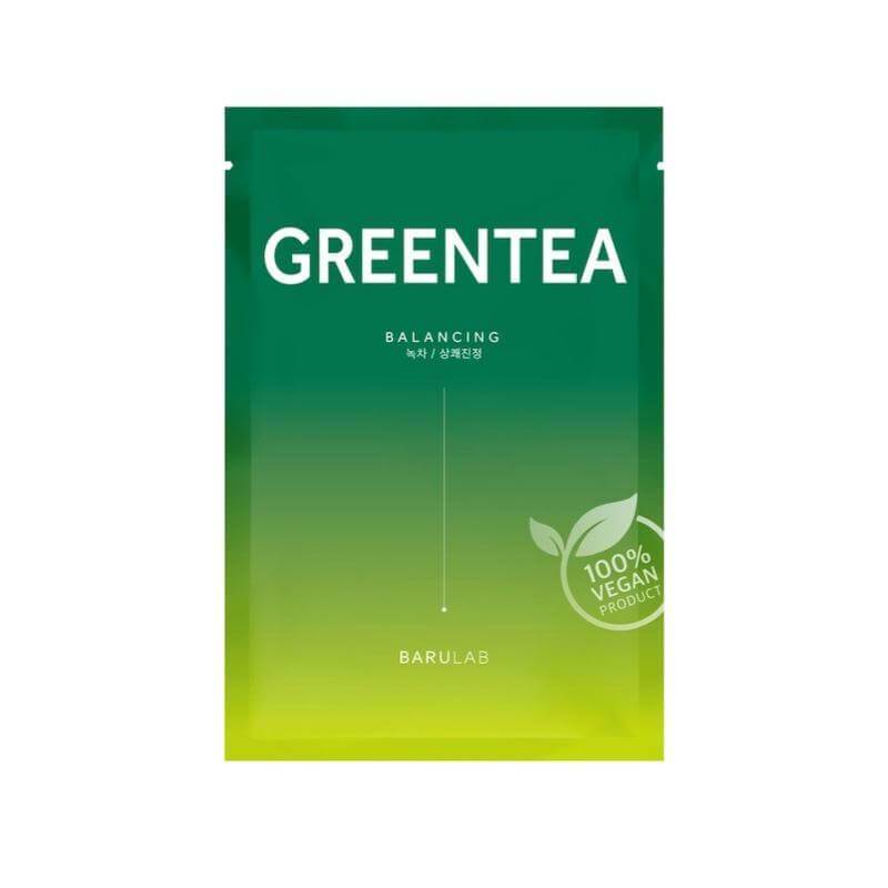 Barulab Balancing Green Tea Sheet Mask, 20ml - Sheet Mask - British D'sire