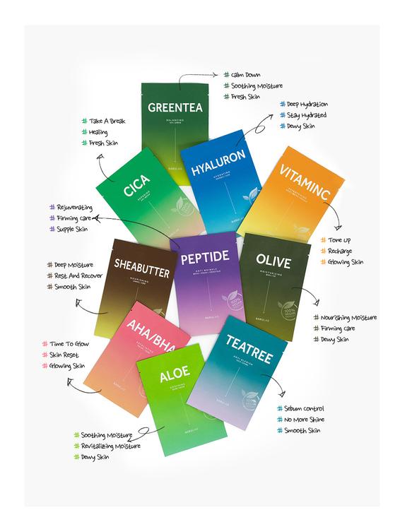 BARULAB Vegan Sheet Mask Aloe, 20ml - Sheet Mask - British D'sire