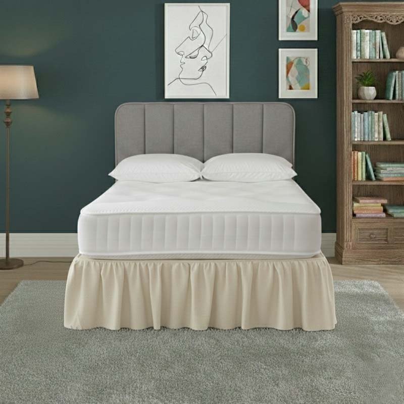 Base Valance Polycotton Sheet for Divan Beds Easy Care Bed Base Cover - Super King - Lilac - British D'sire