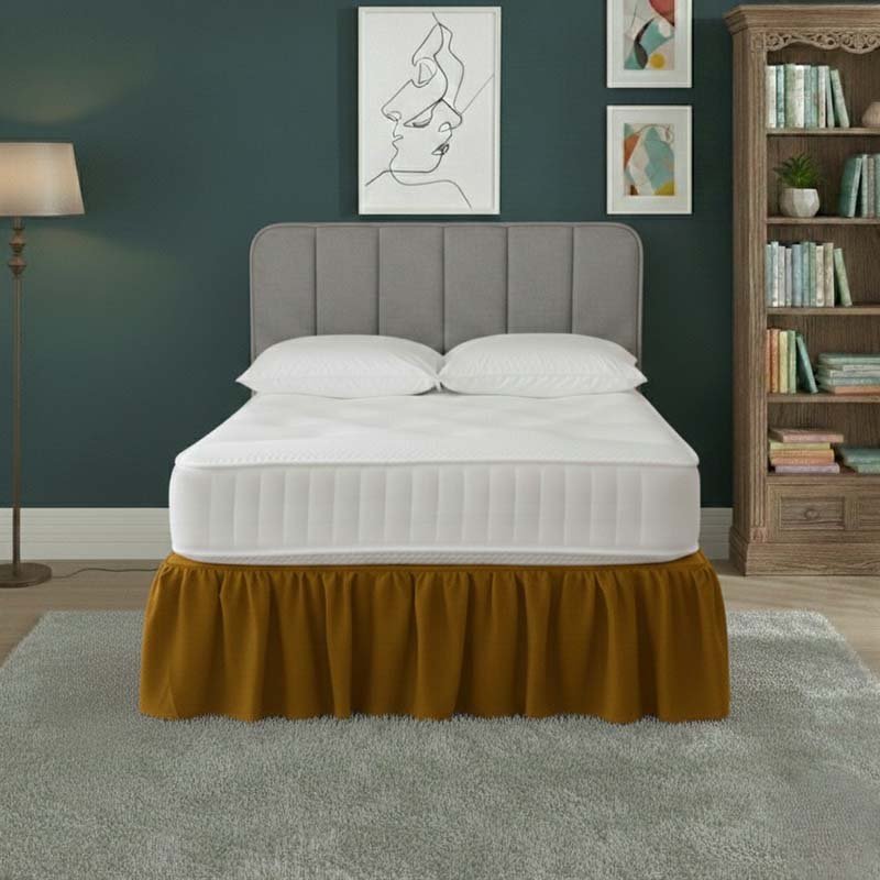 Base Valance Polycotton Sheet for Divan Beds Easy Care Bed Base Cover - Super King - Lilac - British D'sire