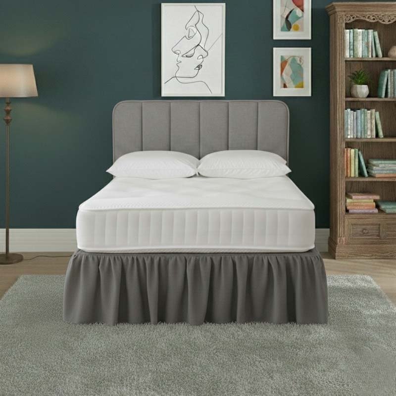 Base Valance Polycotton Sheet for Divan Beds Easy Care Bed Base Cover - Super King - Lilac - British D'sire
