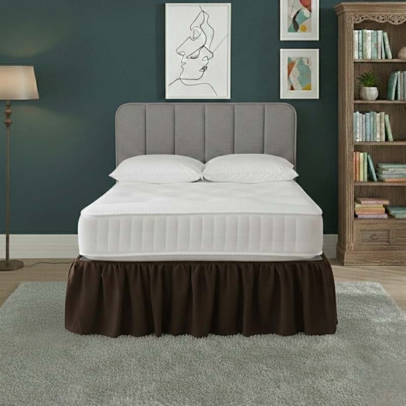 Base Valance Polycotton Sheet for Divan Beds Easy Care Bed Base Cover - Super King - Lilac - British D'sire