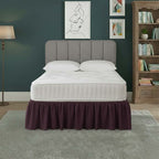Base Valance Polycotton Sheet for Divan Beds Easy Care Bed Base Cover - Super King - Lilac - British D'sire