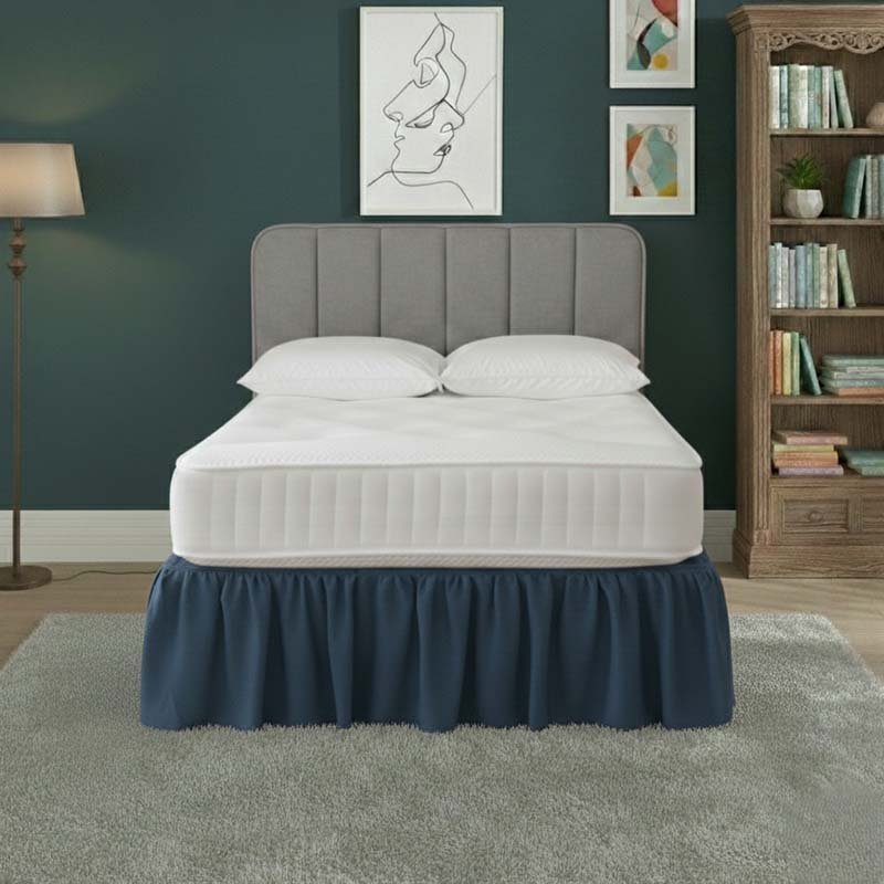 Base Valance Polycotton Sheet for Divan Beds Easy Care Bed Base Cover - Super King - Lilac - British D'sire