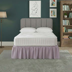 Base Valance Polycotton Sheet for Divan Beds Easy Care Bed Base Cover - Super King - Lilac - British D'sire