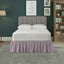 Base Valance Polycotton Sheet for Divan Beds Easy Care Bed Base Cover - Super King - Lilac - British D'sire