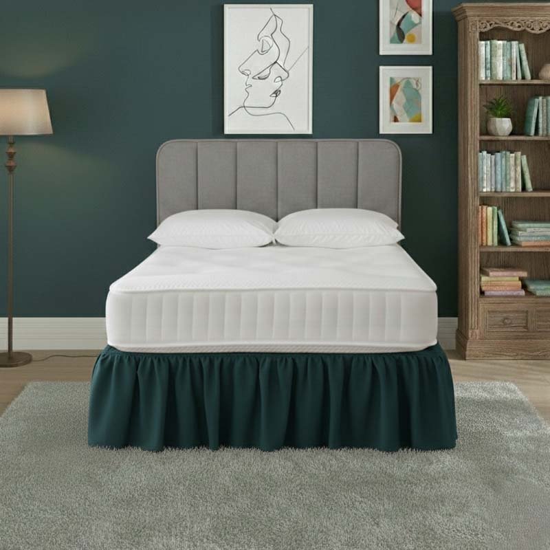 Base Valance Polycotton Sheet for Divan Beds Easy Care Bed Base Cover - Super King - Lilac - British D'sire
