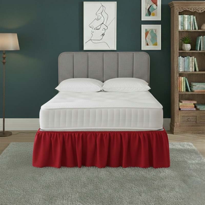 Base Valance Polycotton Sheet for Divan Beds Easy Care Bed Base Cover - Super King - Lilac - British D'sire