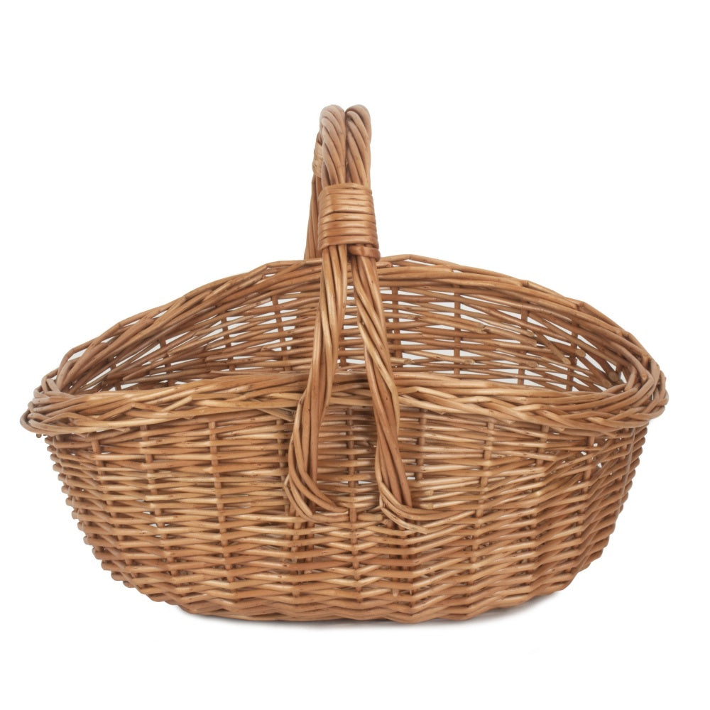 Red Hamper Traditional Cookery Wicker Shopper Basket Main image