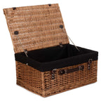Red Hamper Double Steamed 51cm Picnic Basket