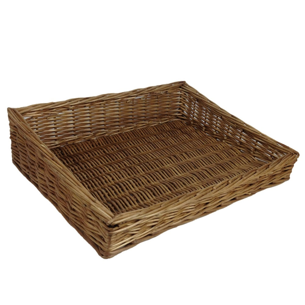 Large Flat wicker Display Tray Main image