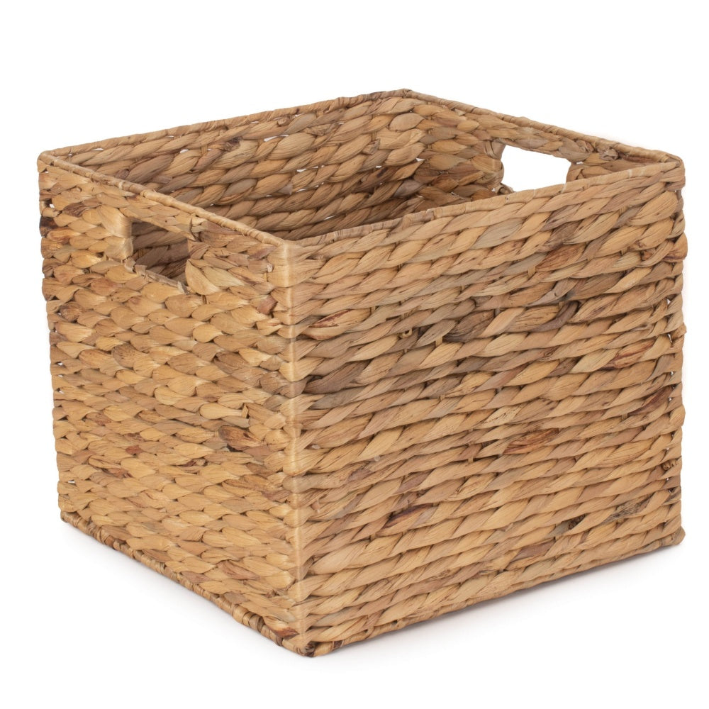Water Hyacinth Square Storage Basket Secondary image