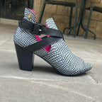 Batton - Black and White shoe boot - Sandal - British D'sire