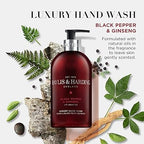 Baylis & Harding Black Pepper and Ginseng Hand Wash, 500 ml (Pack of 3) - Vegan Friendly - Hand Wash - British D'sire