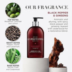 Baylis & Harding Black Pepper and Ginseng Hand Wash, 500 ml (Pack of 3) - Vegan Friendly - Hand Wash - British D'sire