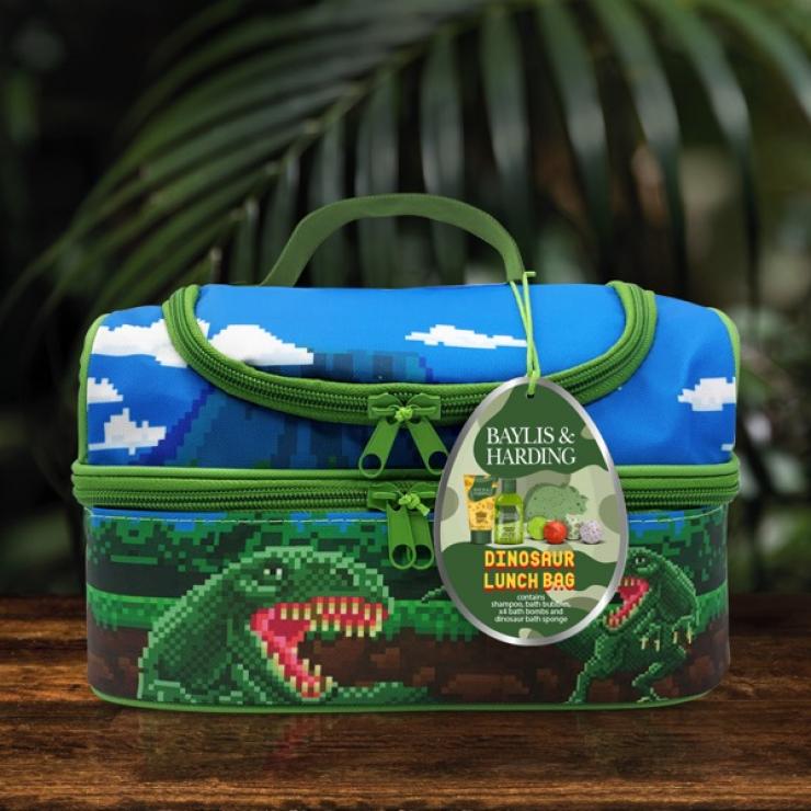 Baylis & Harding Dinosaur Lunch Bag Gift Set - Vegan Friendly - Bath & Body Gift Sets - British D'sire