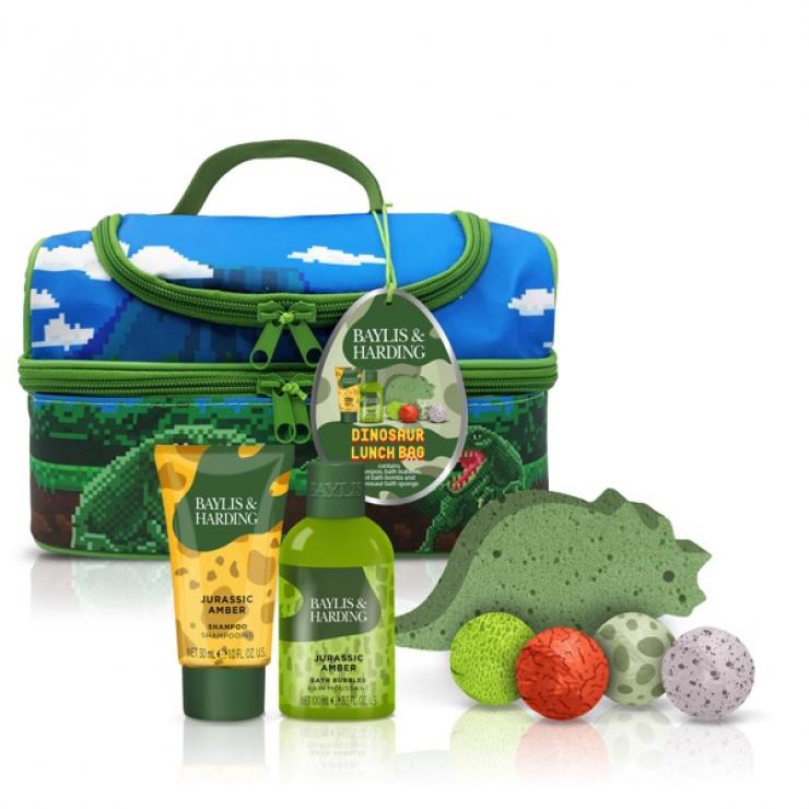 Baylis & Harding Dinosaur Lunch Bag Gift Set - Vegan Friendly - Bath & Body Gift Sets - British D'sire