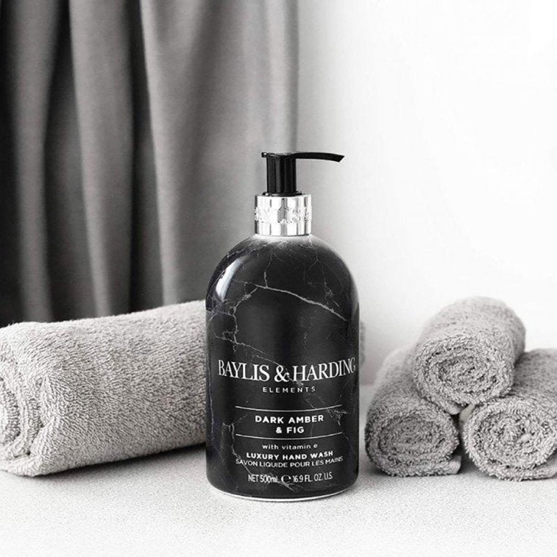 Baylis & Harding Elements Dark Fig & Amber Hand Wash, 500 ml - Hand wash - British D'sire