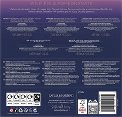 Baylis & Harding Limited Edition Wild Fig & Pomegranate Perfect Pamper Gift Pack - Vegan Friendly - Bath & Body Gift Sets - British D'sire