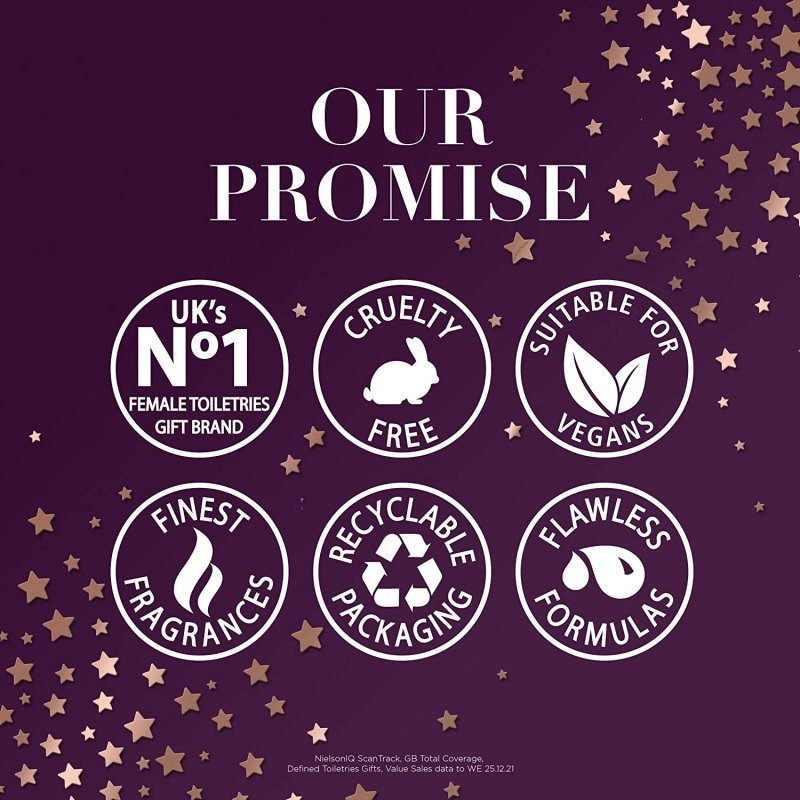 Baylis & Harding Limited Edition Wild Fig & Pomegranate Perfect Pamper Gift Pack - Vegan Friendly - Bath & Body Gift Sets - British D'sire