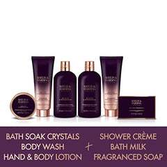 Baylis & Harding Limited Edition Wild Fig & Pomegranate Ultimate Luxury Pamper Bathing Gift Set - Vegan Friendly - Bath & Body Gift Sets - British D'sire