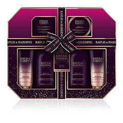 Baylis & Harding Limited Edition Wild Fig & Pomegranate Ultimate Luxury Pamper Bathing Gift Set - Vegan Friendly - Bath & Body Gift Sets - British D'sire