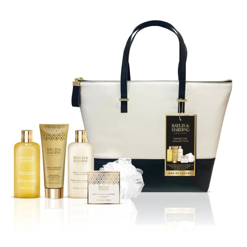 BAYLIS & HARDING MANDARIN AND GRAPEFRUIT INDULGENT BAG - Bath & Body Gift Sets - British D'sire