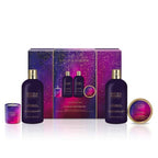 Baylis & Harding Midnight Fig & Pomegranate Luxury Candlelit Bathing Gift Set - Vegan Friendly - Bath & Body Gift Sets - British D'sire
