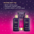 BAYLIS & HARDING MOONLIGHT FIG LUX BATHING ESSENTIALS SET - Bath & Body Gift Sets - British D'sire