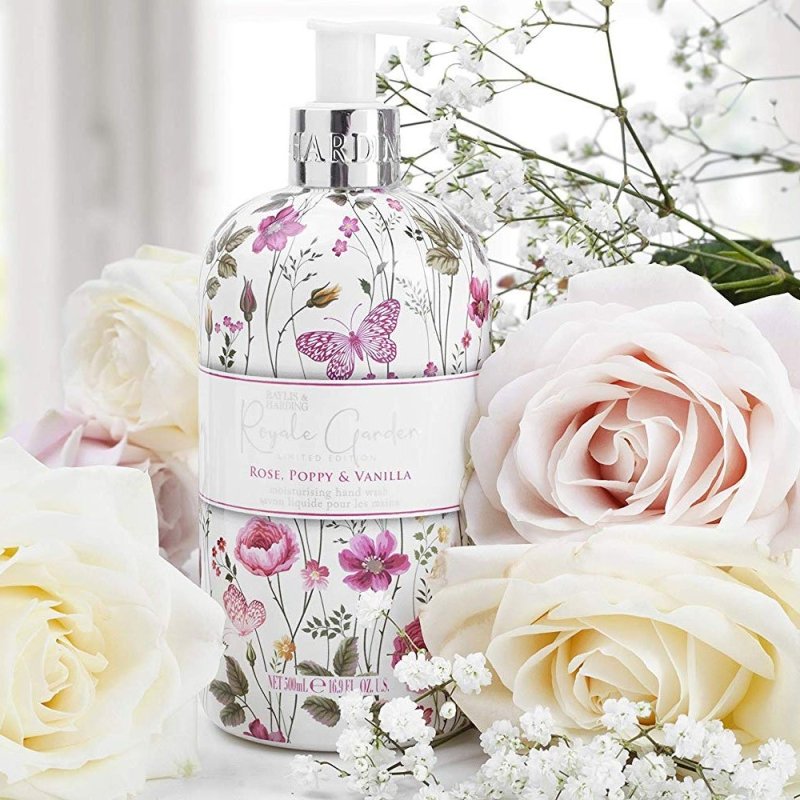 Baylis & Harding Rose, Poppy & Vanilla Hand Wash, 500ml - Hand wash - British D'sire