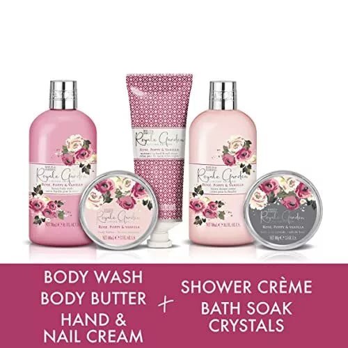 BAYLIS & HARDING ROYALE GARDEN LUXURY HAT BOX - Bath & Body Gift Sets - British D'sire