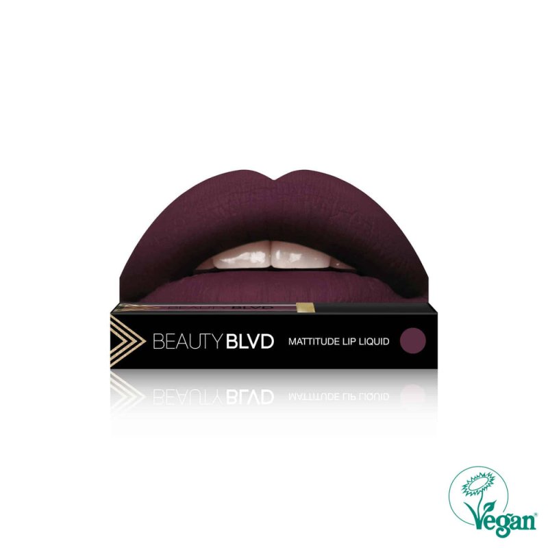 Beauty BLVD Mattitude Lip Liquid – Poison Junkie - Lipstick - British D'sire Main image