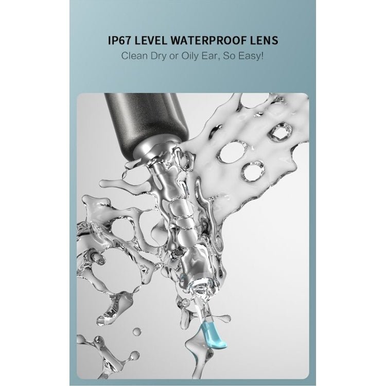 Bebird C3 Pro 2.4G 3.5mm Wireless Wifi High - definition Visual Ear Spoon 3 Million Pixels Out Ear Visual Ear Spoon(Black) - British D'sire