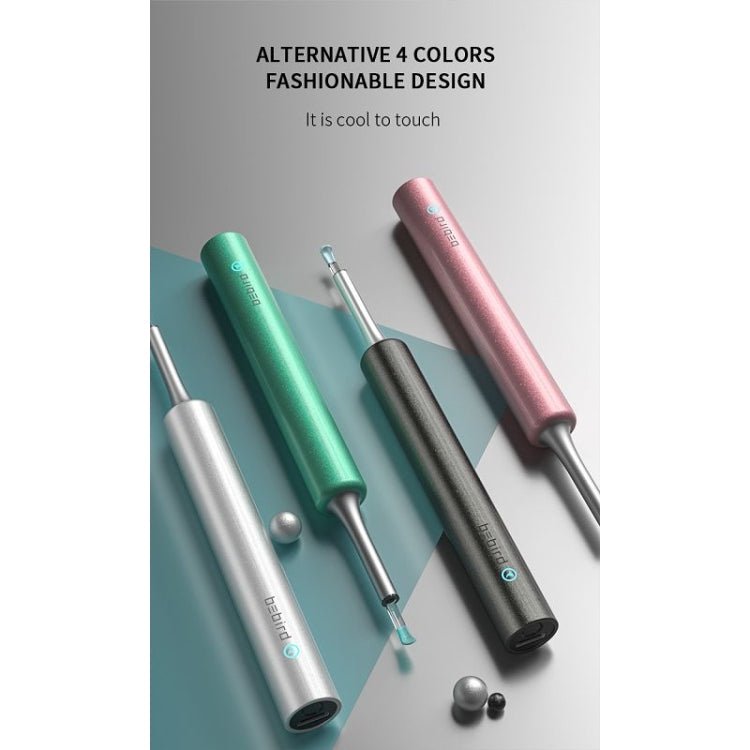 Bebird C3 Pro 2.4G 3.5mm Wireless Wifi High - definition Visual Ear Spoon 3 Million Pixels Out Ear Visual Ear Spoon(Black) - British D'sire