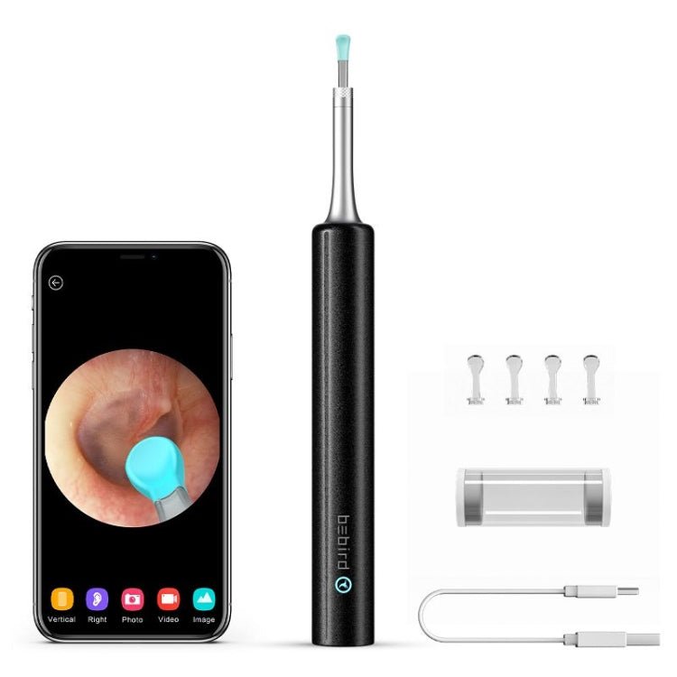 Bebird C3 Pro 2.4G 3.5mm Wireless Wifi High-definition Visual Ear Spoon 3 Million Pixels Out Ear Visual Ear Spoon(Black) Secondary image