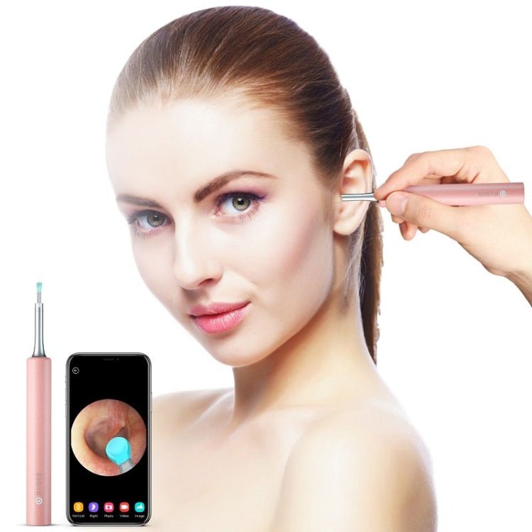 Bebird C3 Pro 2.4G 3.5mm Wireless Wifi High - definition Visual Ear Spoon 3 Million Pixels Out Ear Visual Ear Spoon(Pink) - British D'sire