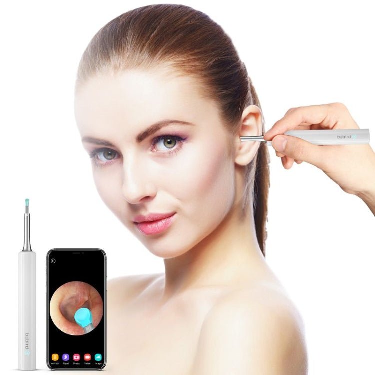 Bebird C3 Pro 2.4G 3.5mm Wireless Wifi High - definition Visual Ear Spoon 3 Million Pixels Out Ear Visual Ear Spoon(White) - British D'sire